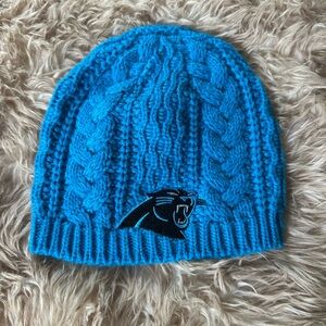 Carolina Panthers Cable Knit Beanie